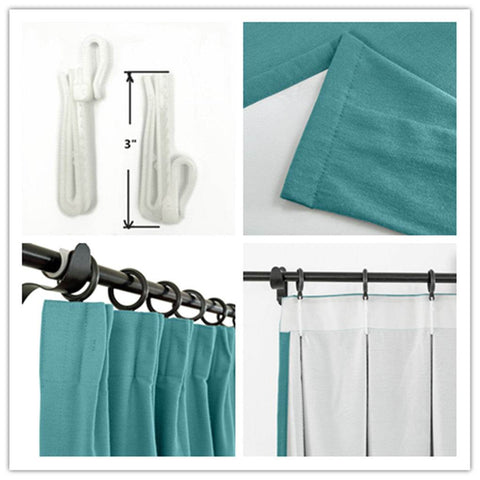Capri Extra Wide Drape Solid Cotton Heavyweight Curtain Blackout Pinch Pleat - Cololeaf