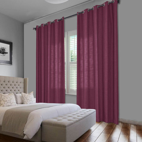 1908 Linen Blend Breathable & Natural Curtain Nickle Grommet - Cololeaf