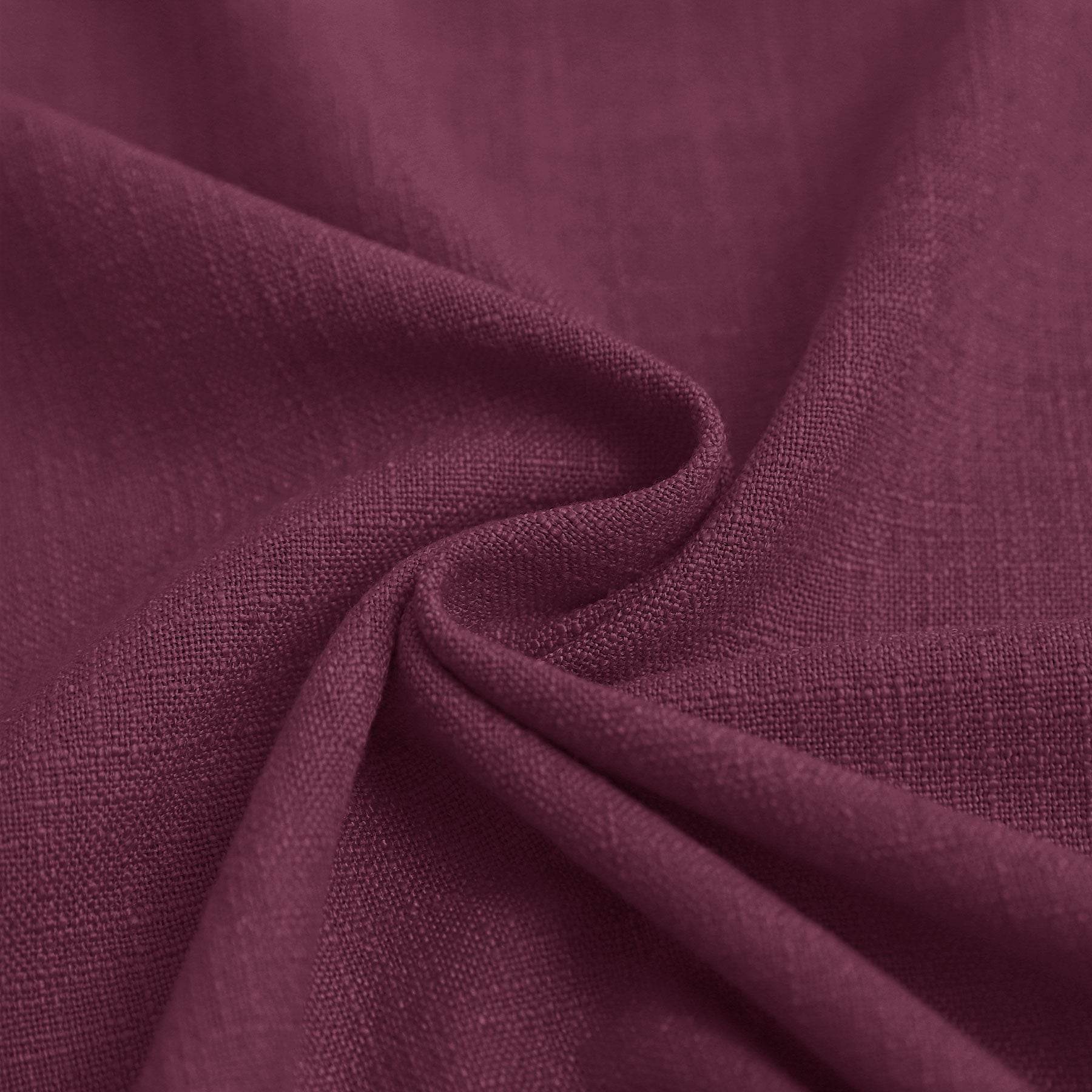 1908 Linen Blend Unlined Breathable & Natural Curtain Pinch Pleat - Cololeaf
