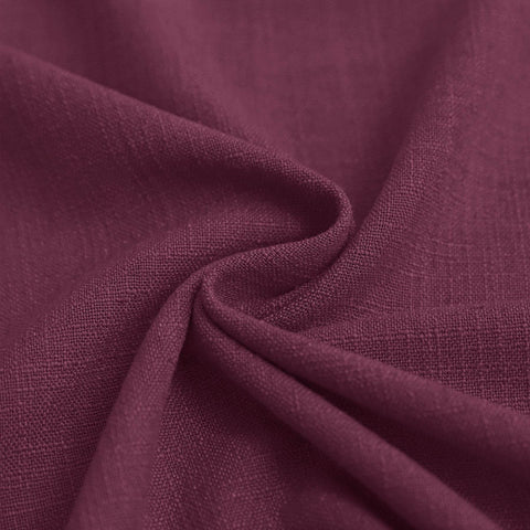 1908 Linen Blend Unlined Breathable & Natural Curtain Pinch Pleat - Cololeaf