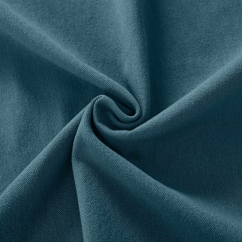 Capri Extra Wide Drape Solid Cotton Heavyweight Curtain Blackout Pinch Pleat - Cololeaf