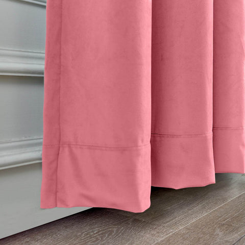 MJ11 Soft Velvet Blackout Drapes For Living Room Bedroom Pinch Pleat - Cololeaf
