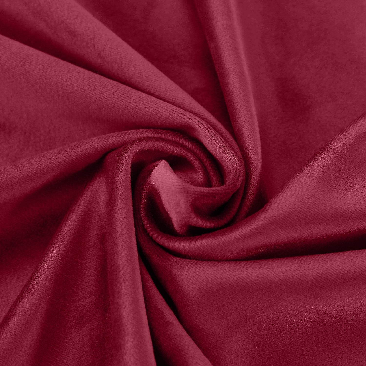 MJ11 Extra Long Soft Velvet Blackout Drapes For Loft Living Room Grommet - Cololeaf