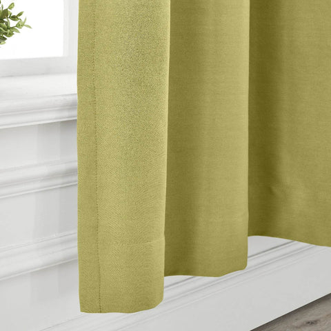 Capri Extra Wide Drape Solid Cotton Heavyweight Curtain Blackout Pinch Pleat - Cololeaf