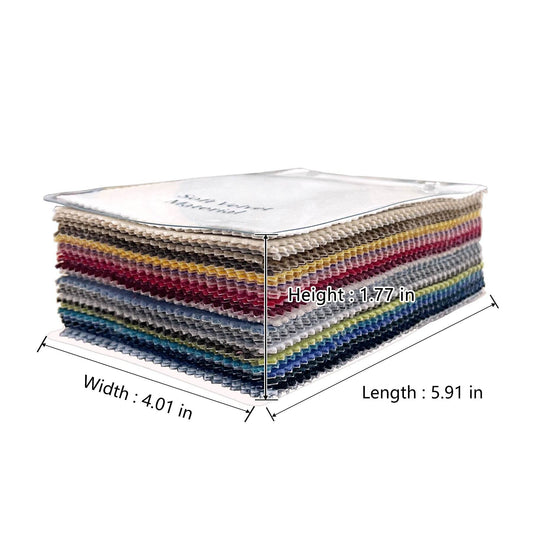 MJ11 Sample Book, 85-100% Blackout 300 gsm Velvet Fabric - Cololeaf -- 