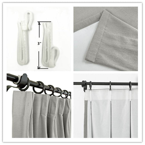 Capri Extra Wide Drape Solid Cotton Heavyweight Curtain Blackout Pinch Pleat - Cololeaf