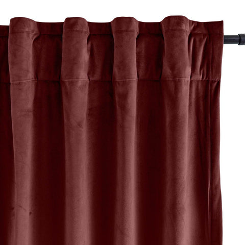MJ11 Soft Soundproof Luxury Velvet Blackout Drapes Back Tab and Rod Pocket - Cololeaf