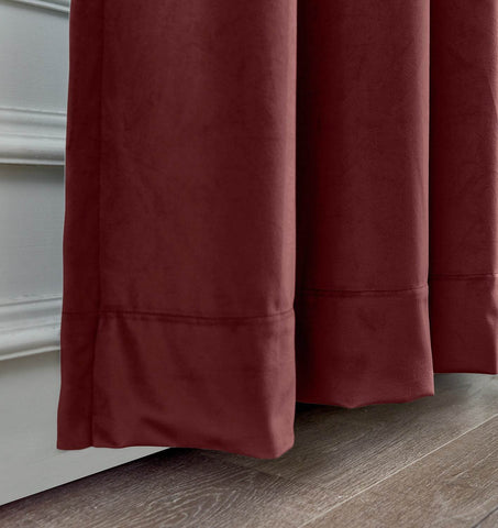 MJ11 Soft Soundproof Luxury Velvet Blackout Drapes Back Tab and Rod Pocket - Cololeaf