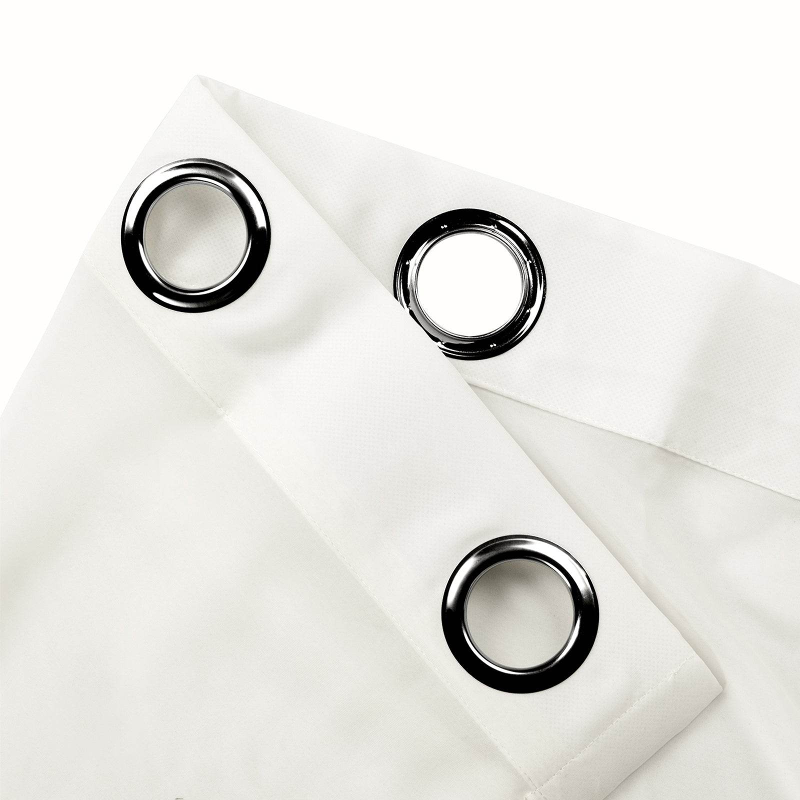 HN906 Semi-Sheer For Outdoor Indoor Living Room Bedroom Hotel Nickle Grommet - Cololeaf