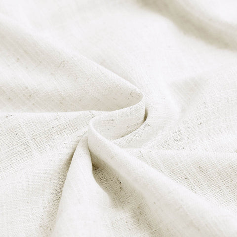 1908 Linen Blend Breathable & Natural Curtain Tab Top - Cololeaf