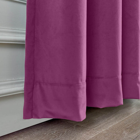 MJ11 Soft Velvet Blackout Drapes For Living Room Bedroom Pinch Pleat - Cololeaf
