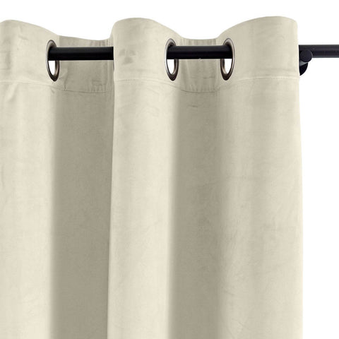 MJ11 Extra Long Soft Velvet Blackout Drapes For Loft Living Room Grommet - Cololeaf