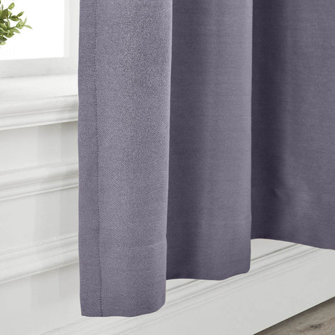 Capri Extra Wide Drape Solid Cotton Heavyweight Curtain Blackout Pinch Pleat - Cololeaf