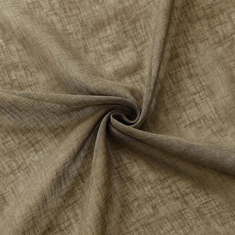 B01 Linen Textured Airy Sheer Curtain Pinch Pleat - Cololeaf