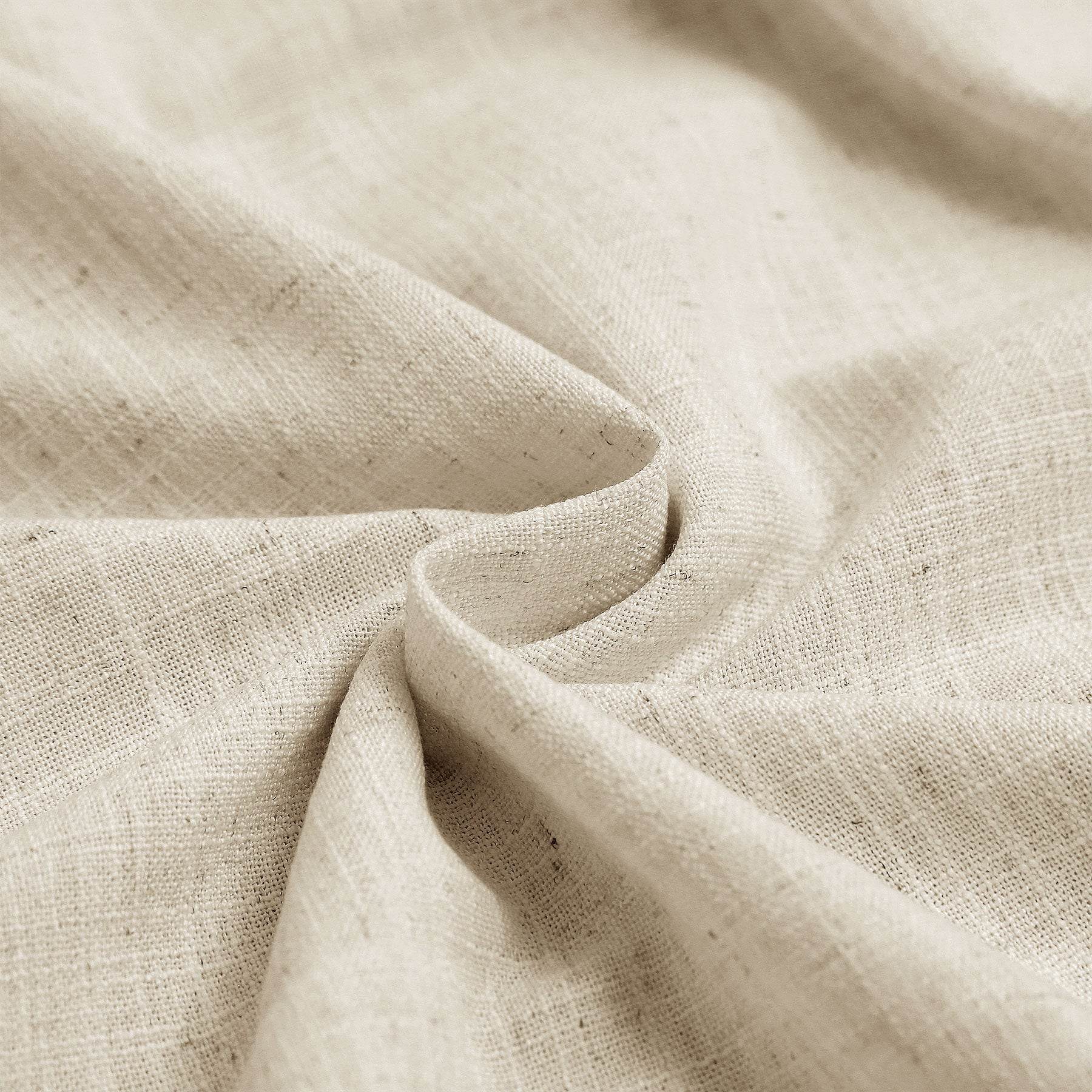 1908 Linen Blend Breathable & Natural Curtain Nickle Grommet - Cololeaf