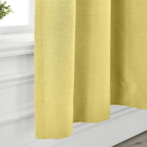 Capri Extra Wide Drape Solid Cotton Heavyweight Curtain Blackout Pinch Pleat - Cololeaf