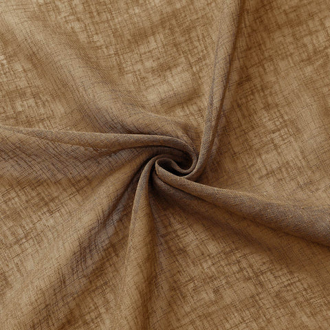 B01 Linen Textured Airy Sheer Curtain Pinch Pleat - Cololeaf
