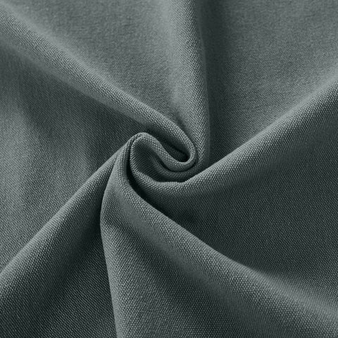 Capri Extra Wide Drape Solid Cotton Heavyweight Curtain Blackout Pinch Pleat - Cololeaf