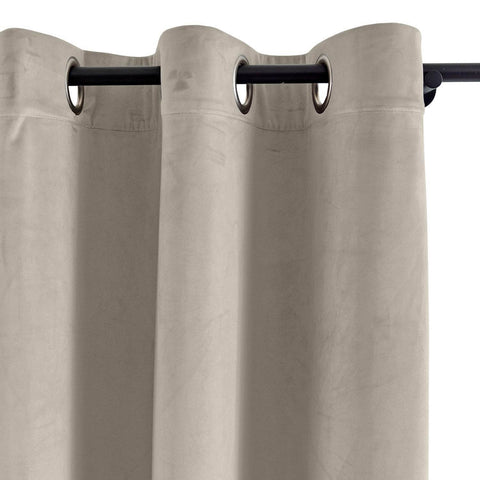 MJ11 Extra Long Soft Velvet Blackout Drapes For Loft Living Room Grommet - Cololeaf