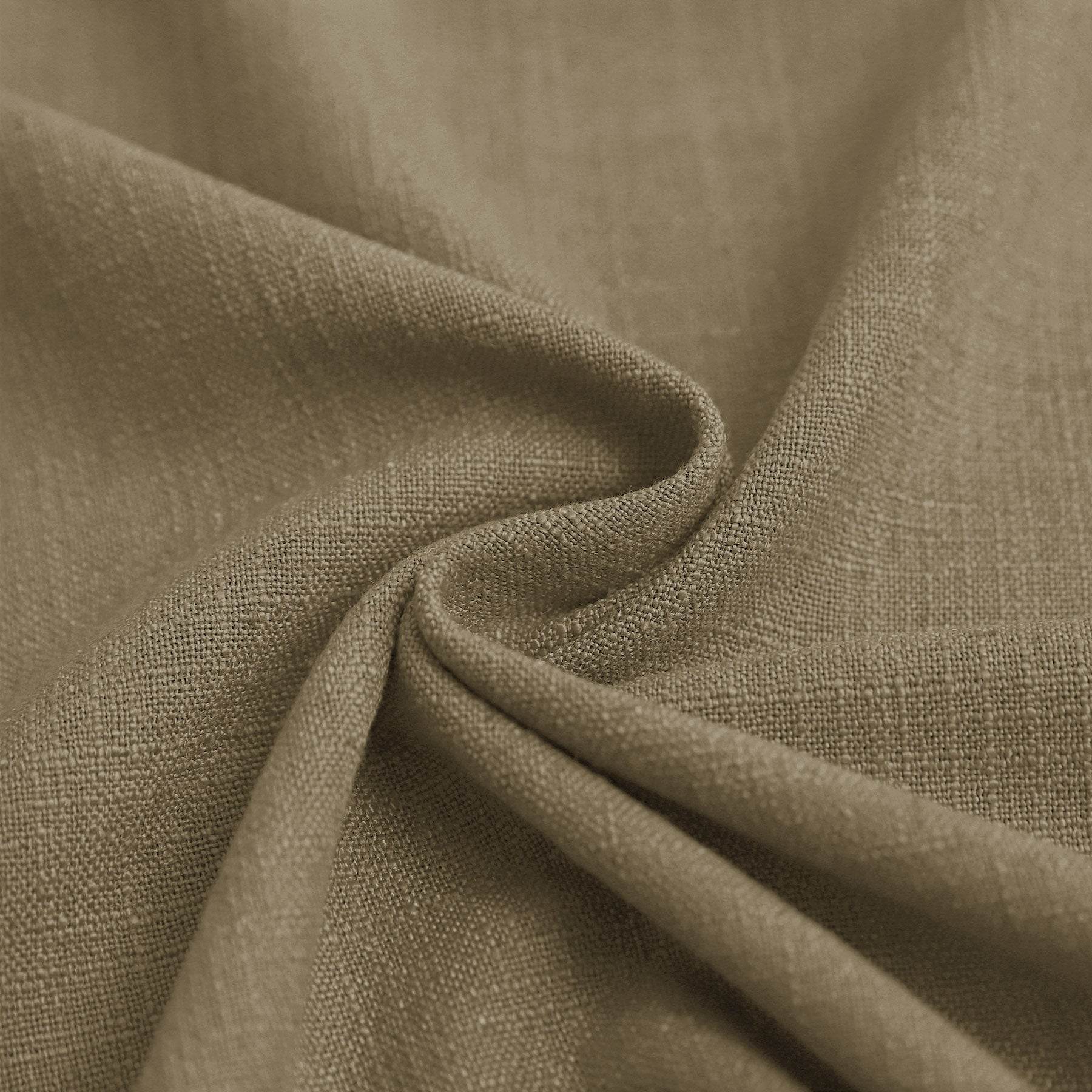 1908 Linen Blend Breathable & Natural Curtain Tab Top - Cololeaf