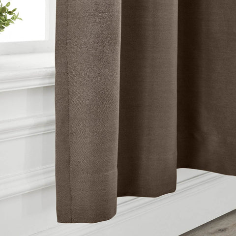 Capri Extra Wide Drape Solid Cotton Heavyweight Curtain Blackout Pinch Pleat - Cololeaf