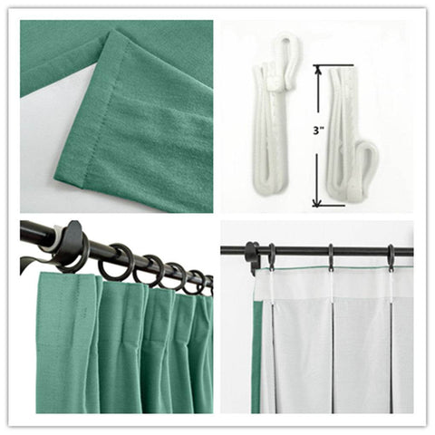 Capri Extra Wide Drape Solid Cotton Heavyweight Curtain Blackout Pinch Pleat - Cololeaf