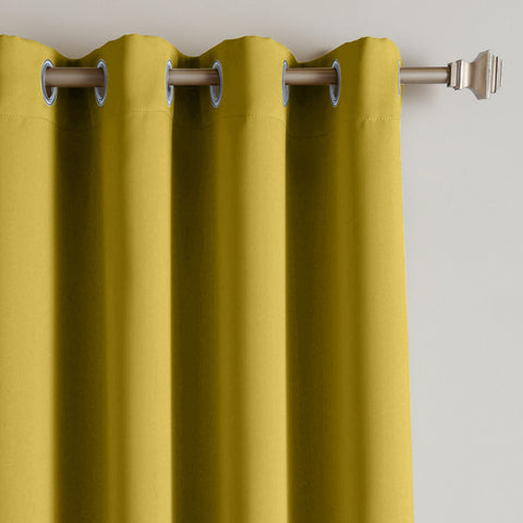 Rose Extra Wide Outdoor Curtains Waterproof Thermal Insulated Blackout Top Grommet