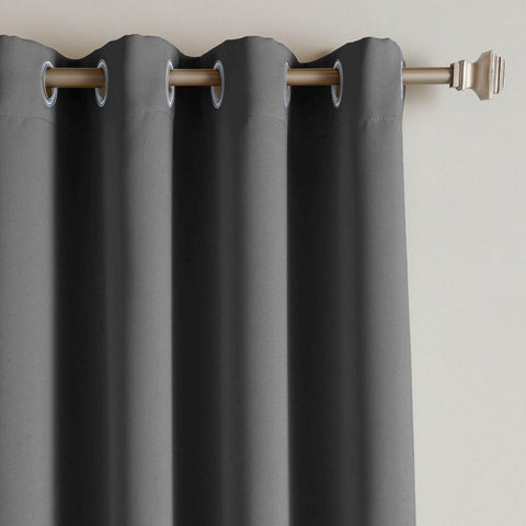 Rose Extra Wide Outdoor Curtains Waterproof Thermal Insulated Blackout Top Grommet - Cololeaf