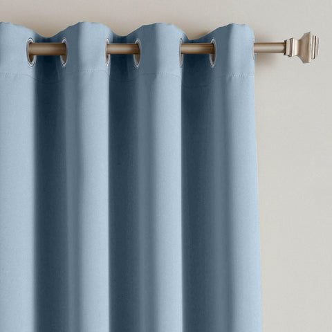 Rose Extra Wide Outdoor Curtains Waterproof Thermal Insulated Blackout Top Grommet - Cololeaf