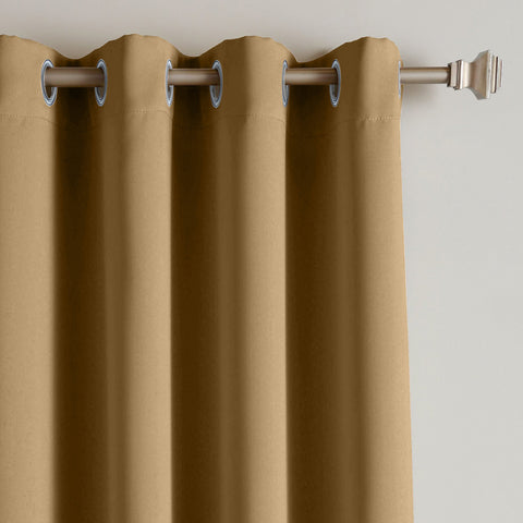 Rose Extra Wide Outdoor Curtains Waterproof Thermal Insulated Blackout Top Grommet