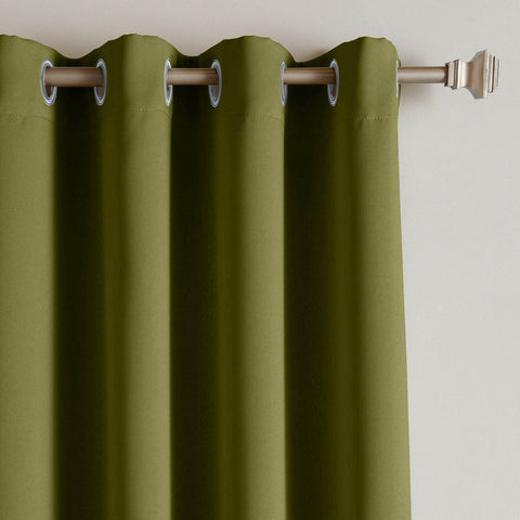 Rose Extra Wide Outdoor Curtains Waterproof Thermal Insulated Blackout Top Grommet - Cololeaf