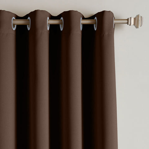 Rose Extra Wide Outdoor Curtains Waterproof Thermal Insulated Blackout Top Grommet