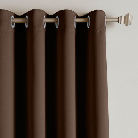 Rose Extra Wide Outdoor Curtains Waterproof Thermal Insulated Blackout Top Grommet - Cololeaf