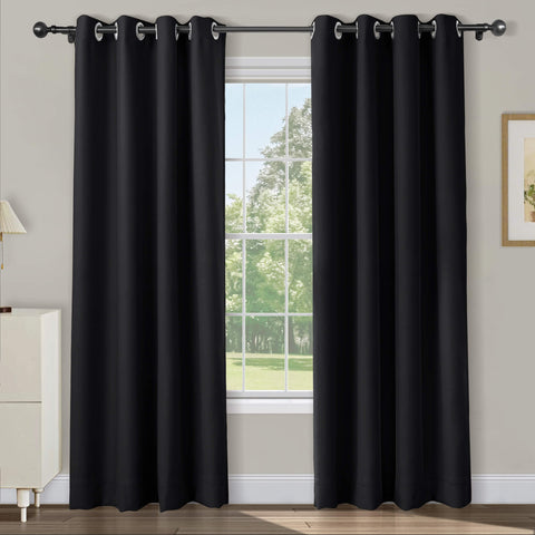 Atlanta Extra Wide Room Darkening Curtains Thermal Insulated Noise Reducing Grommet 1 Panel