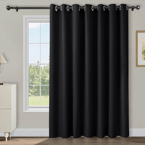 Atlanta Extra Wide Room Darkening Curtains Thermal Insulated Noise Reducing Grommet 1 Panel