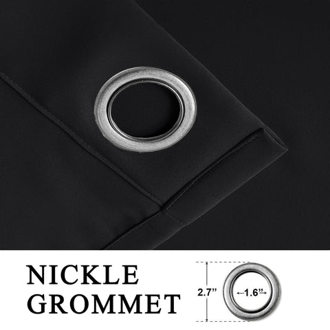 Atlanta Extra Wide Room Darkening Curtains Thermal Insulated Noise Reducing Grommet 1 Panel