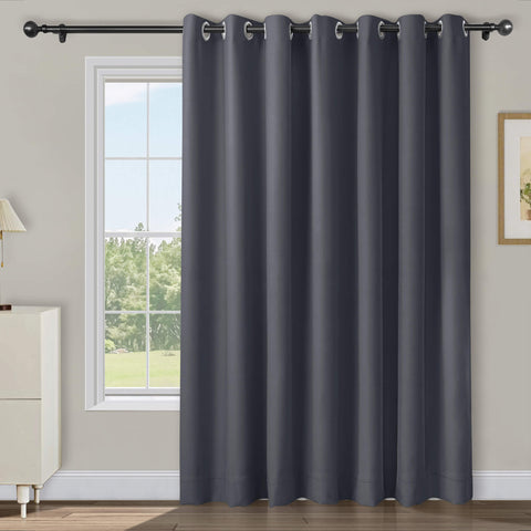 Atlanta Extra Wide Room Darkening Curtains Thermal Insulated Noise Reducing Grommet 1 Panel
