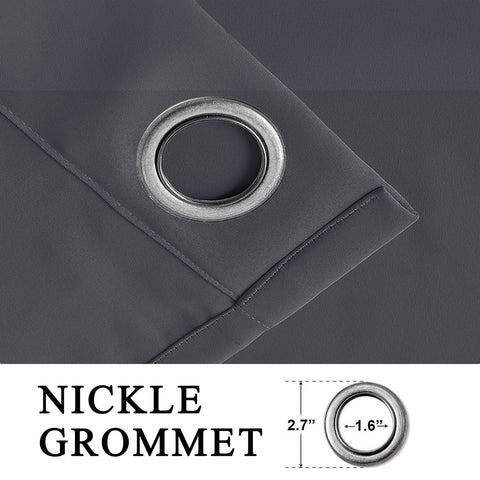 Atlanta Extra Wide Room Darkening Curtains Thermal Insulated Noise Reducing Grommet 1 Panel