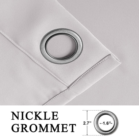 Atlanta Extra Wide Room Darkening Curtains Thermal Insulated Noise Reducing Grommet 1 Panel