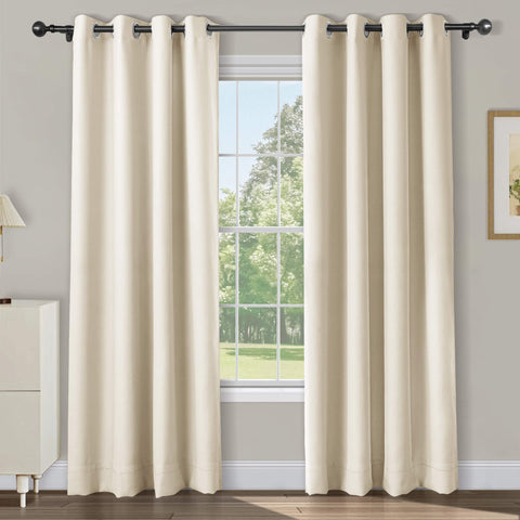 Atlanta Extra Wide Room Darkening Curtains Thermal Insulated Noise Reducing Grommet 1 Panel