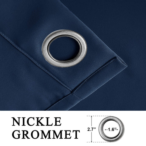 Atlanta Extra Wide Room Darkening Curtains Thermal Insulated Noise Reducing Grommet 1 Panel