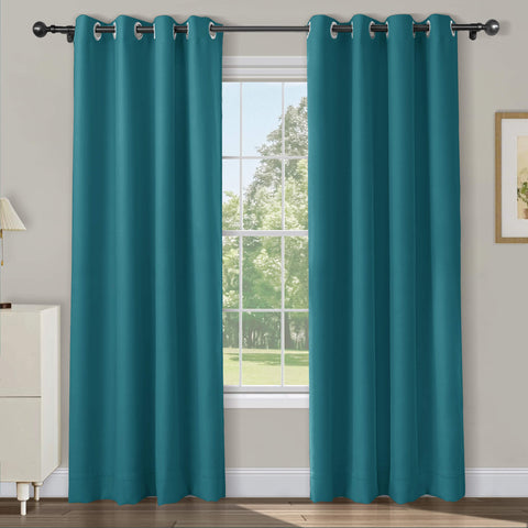 Atlanta Extra Wide Room Darkening Curtains Thermal Insulated Noise Reducing Grommet 1 Panel