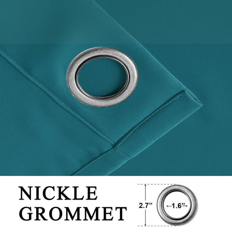 Atlanta Extra Wide Room Darkening Curtains Thermal Insulated Noise Reducing Grommet 1 Panel