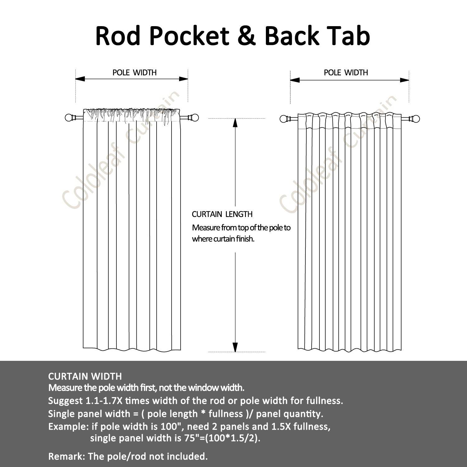 MJ11 Soft Soundproof Luxury Velvet Blackout Drapes Back Tab and Rod Pocket - Cololeaf