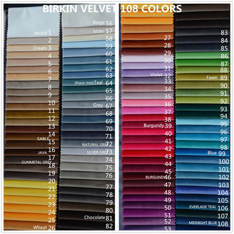 MJ11 Soft Soundproof Luxury Velvet Blackout Drapes Back Tab and Rod Pocket 2 In 1