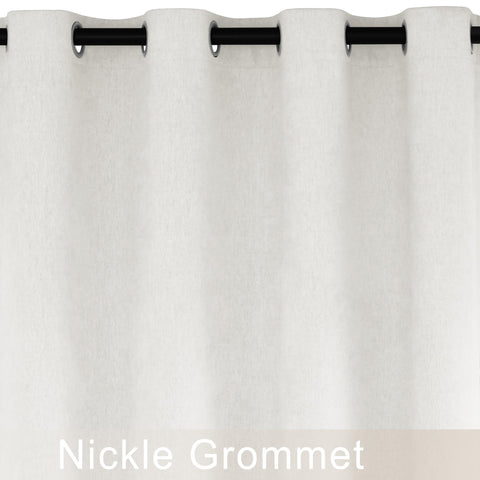 1041 100% Blackout Soft Chenille Linen Blend Curtain Grommet & 4 IN 1 (1 Panel)