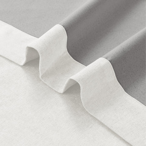 1041 100% Blackout Soft Chenille Linen Blend Curtain Pinch Pleat 1 Panel