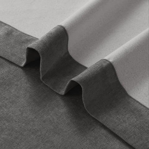 1041 100% Blackout Soft Chenille Linen Blend Curtain Pinch Pleat