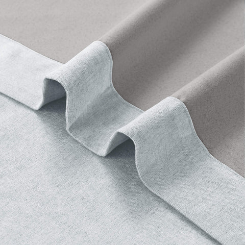 1041 100% Blackout Soft Chenille Linen Blend Curtain Pinch Pleat 1 Panel