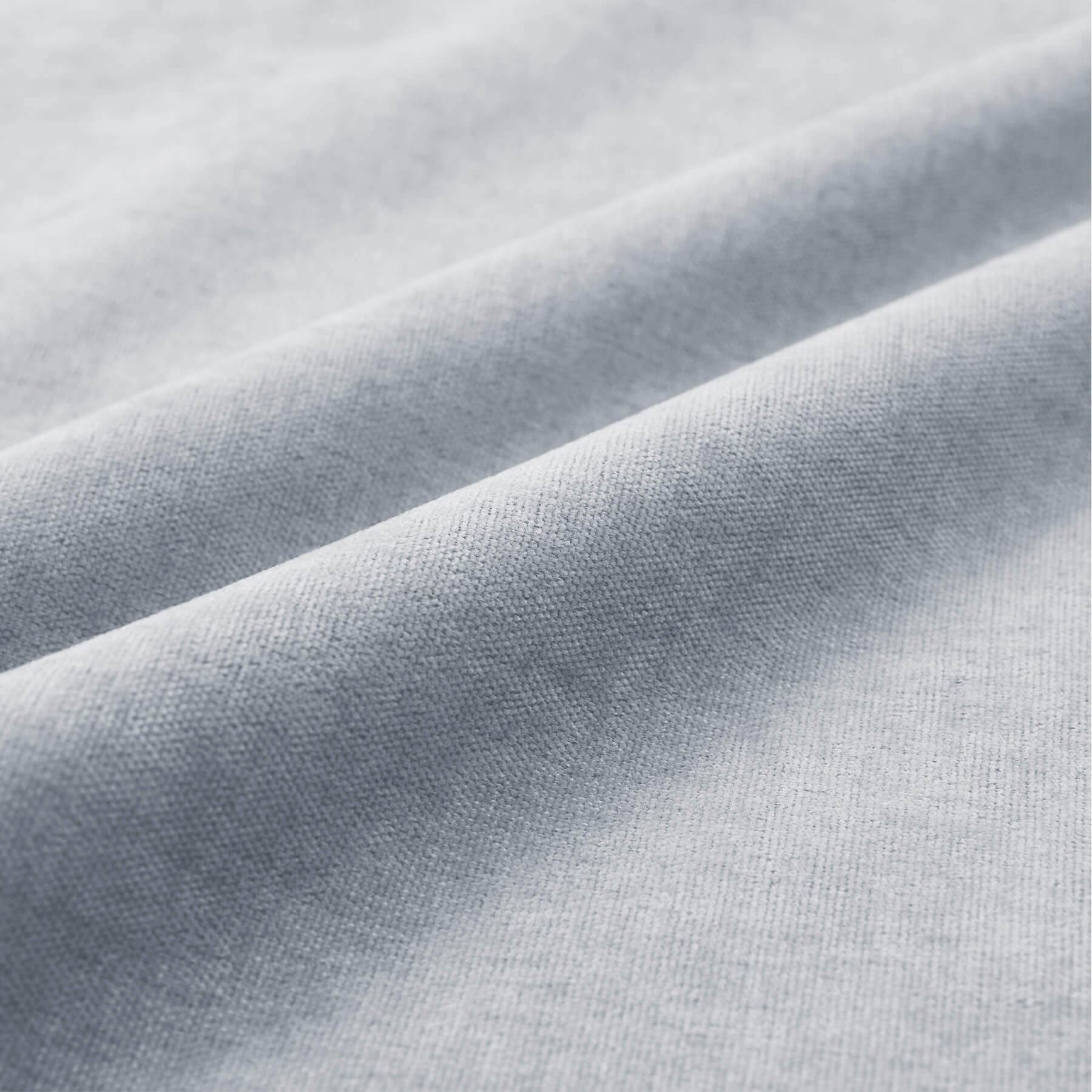 1041 100% Blackout Soft Chenille Linen Blend Curtain Pinch Pleat - Cololeaf -- #10 Gray Blue